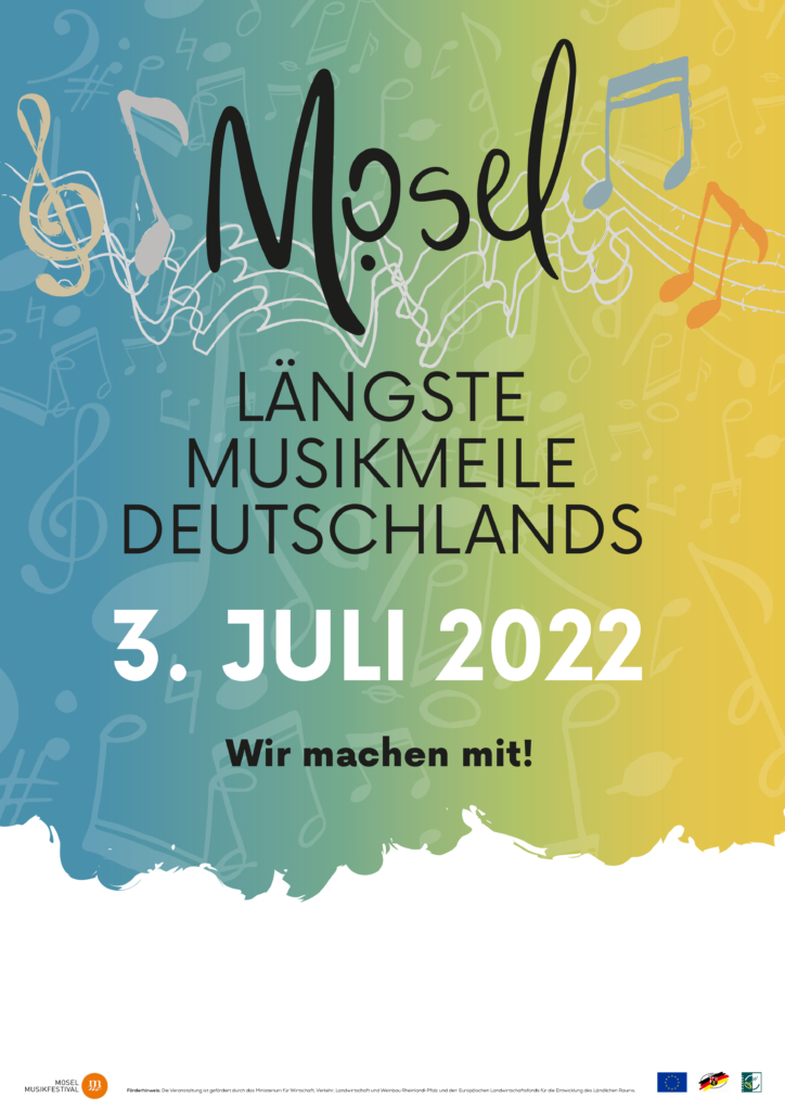 Mosel wird zur längsten Musikmeile am 03. Juli 2022