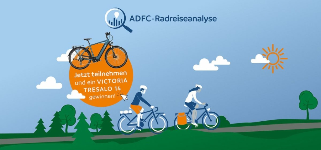 Umfrage zur ADFC-Radreiseanalyse gestartet