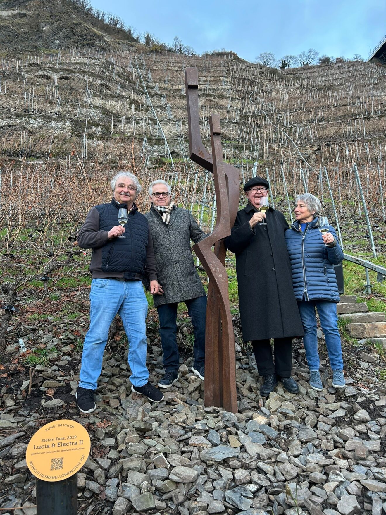 Neue Skulptur bereichert die Kunstmeile im Uhlen