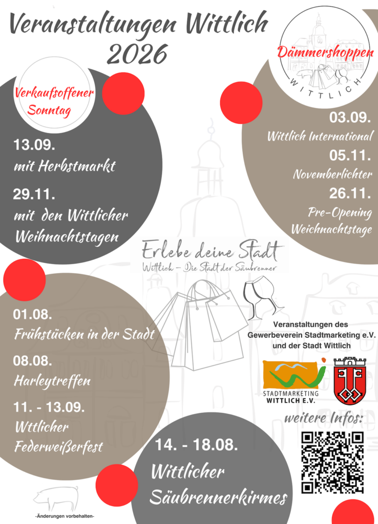 Wittlich lädt ein: Drei besondere Events in der Innenstadt
