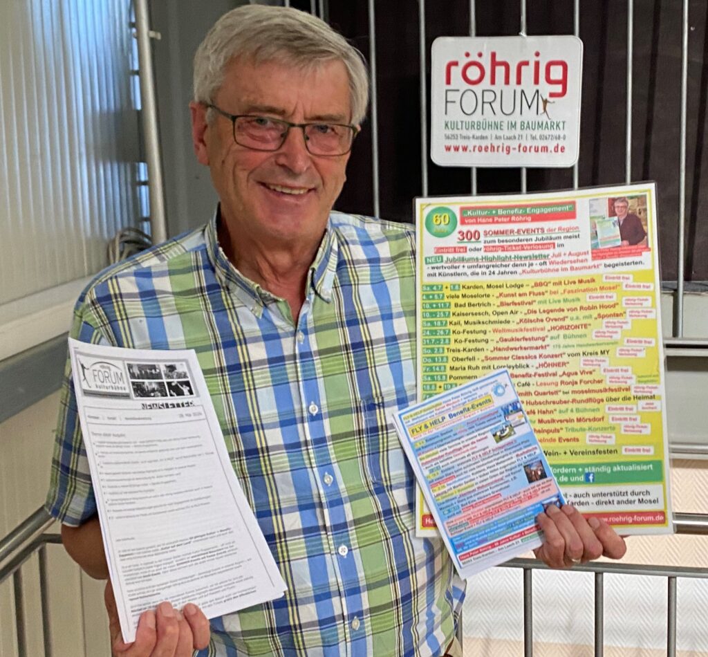 60 Jahre Kultur- und Benefiz-Engagement von Hans Peter Röhrig