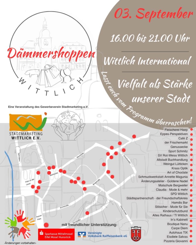 Dämmershoppen „Wittlich International“ – Eine Reise um die Welt mitten in Wittlich